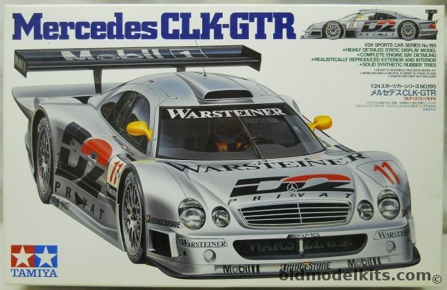 Tamiya 1/24 Mercedes CLK-GTR, 24195 plastic model kit